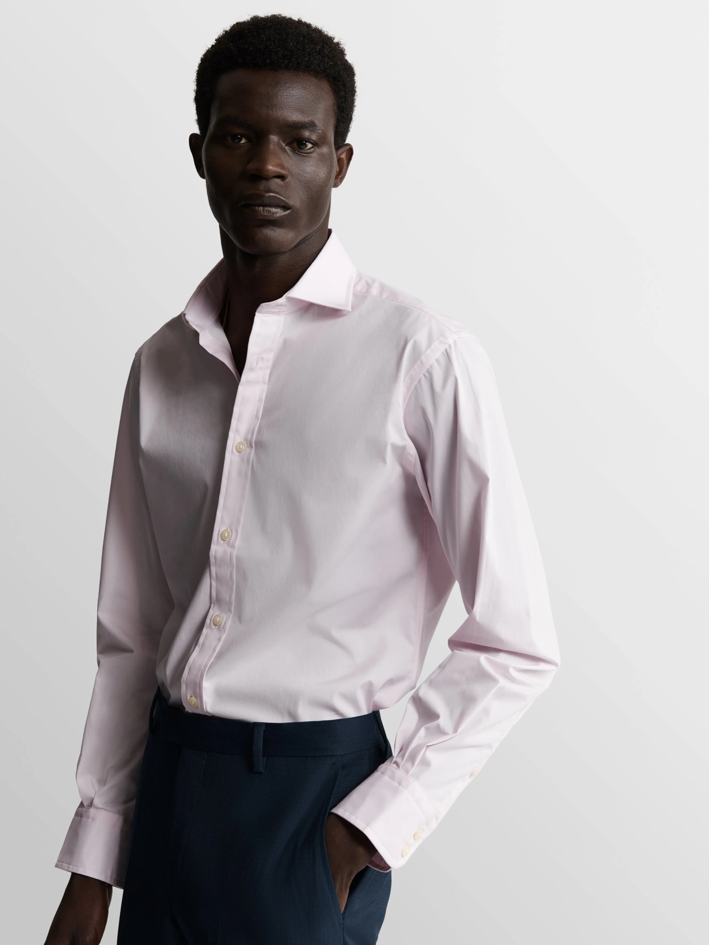 The Poplin Stretch Shirt sold by T.M.Lewin product image thumbnail 2