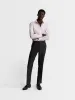 Non-Iron Pink Lightweight Twill Slim Fit Single Cuff Classic Collar Shirt sold by T.M.Lewin