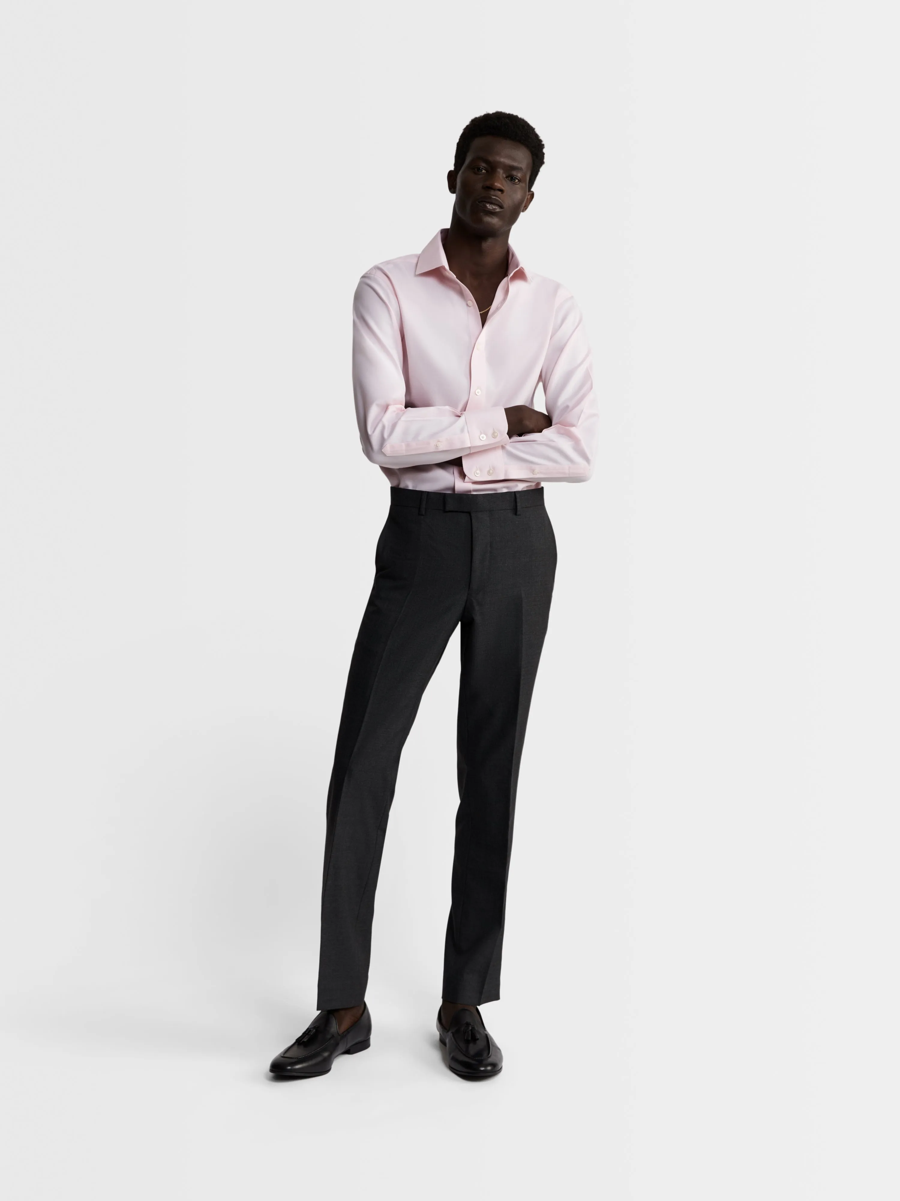 The Non-Iron Lightweight Twill Shirt sold by T.M.Lewin product image thumbnail 4