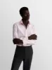 Non-Iron Pink Lightweight Twill Slim Fit Single Cuff Classic Collar Shirt sold by T.M.Lewin