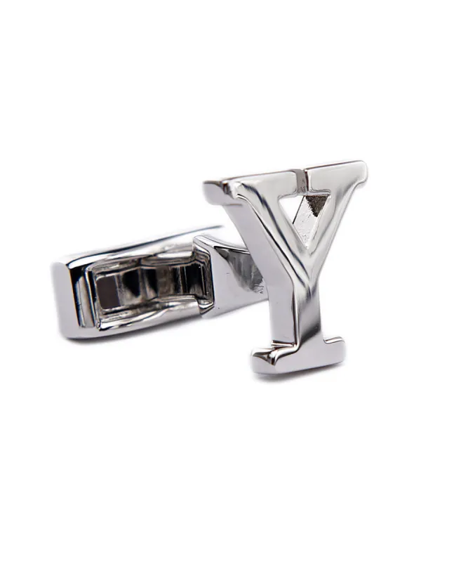 Single Initial Y Cufflink (Sold Individually) sold by T.M.Lewin