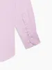 Non-Iron Lilac Herringbone Slim Fit Single Cuff Semi-Cutaway Collar Shirt sold by T.M.Lewin