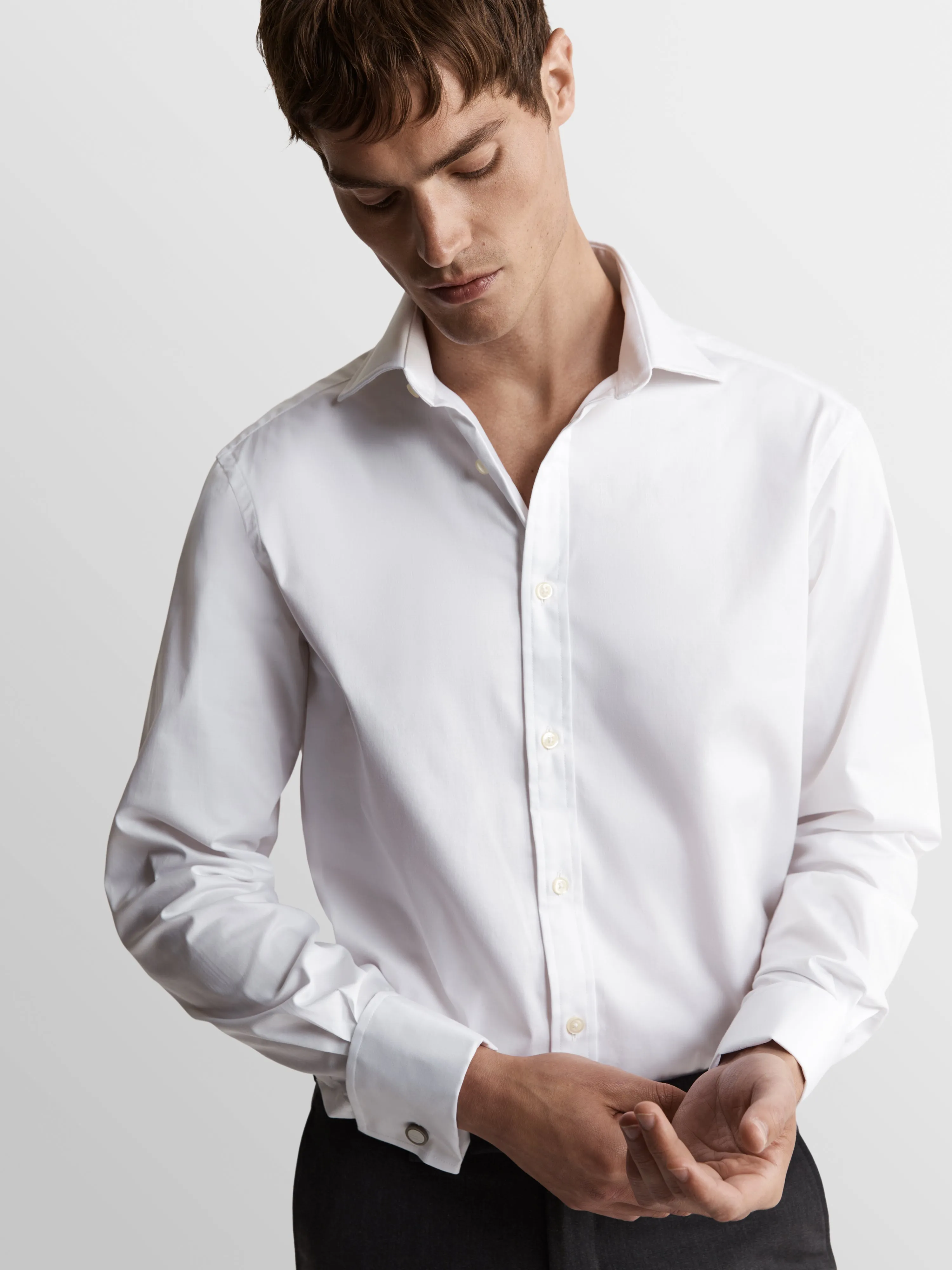 The Non-Iron Lightweight Twill Shirt sold by T.M.Lewin product image thumbnail 2