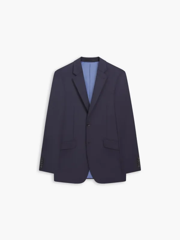 Aldgate Barberis Slim Fit Navy Jacket Plus Size sold by T.M.Lewin