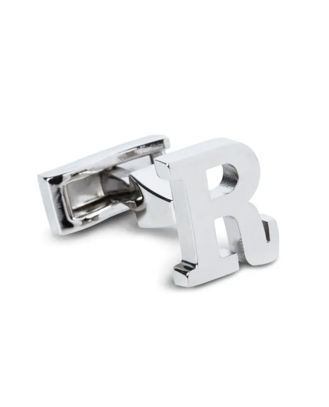 Single Initial R Cufflink (Sold Individually) sold by T.M.Lewin