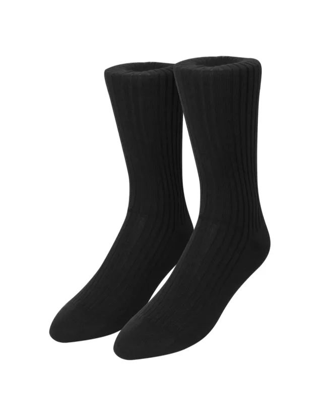 Twin Pack Black Socks sold by T.M.Lewin