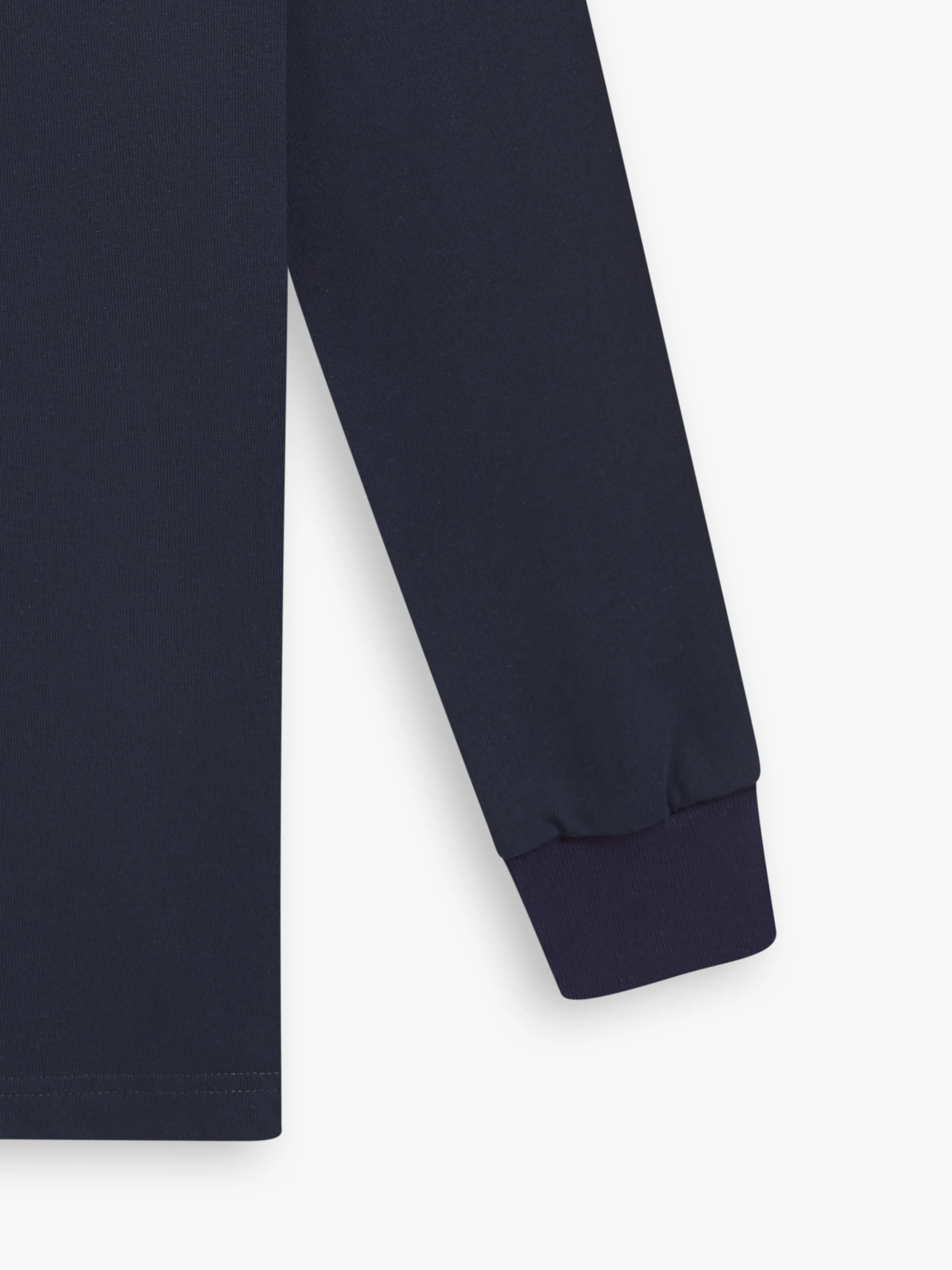 Cotton Rugby Shirt in Dark Navy sold by T.M.Lewin product image thumbnail 5