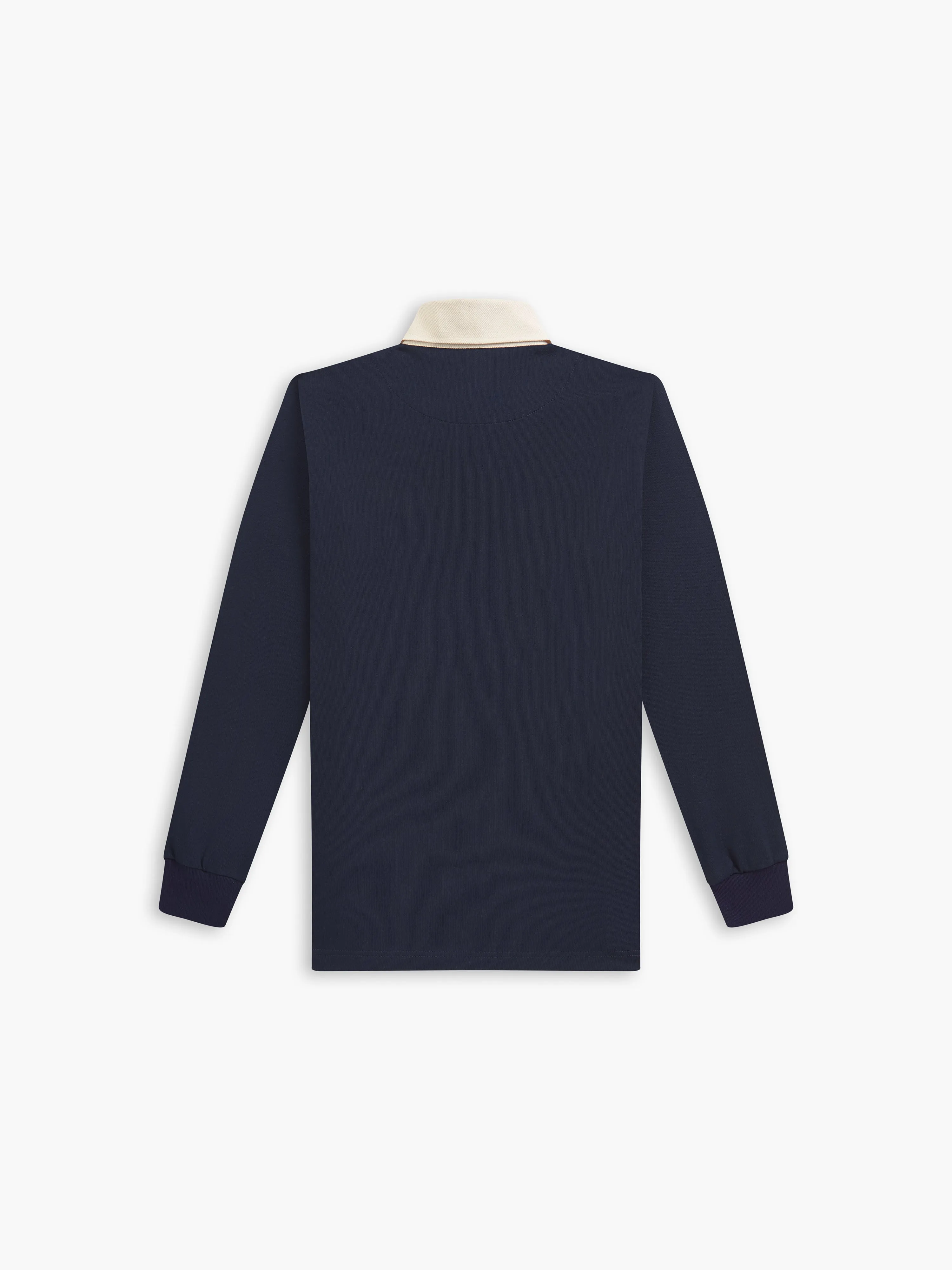 Cotton Rugby Shirt in Dark Navy sold by T.M.Lewin product image thumbnail 3