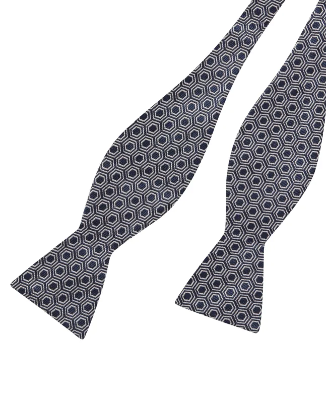 The Honeycomb Self-Tie Bow Tie made by T.M.Lewin