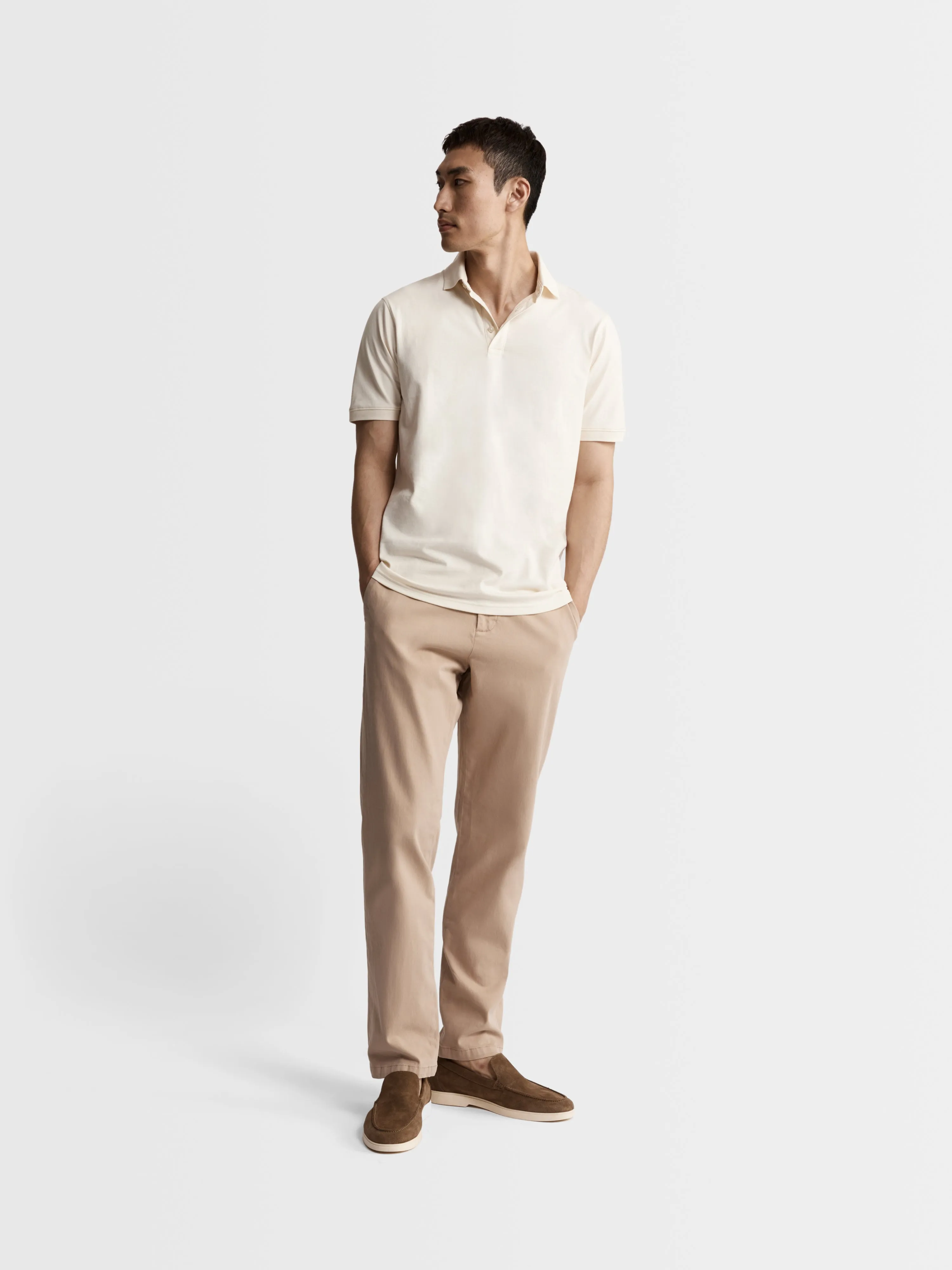 Regular Fit Sand Chinos sold by T.M.Lewin product image thumbnail 5