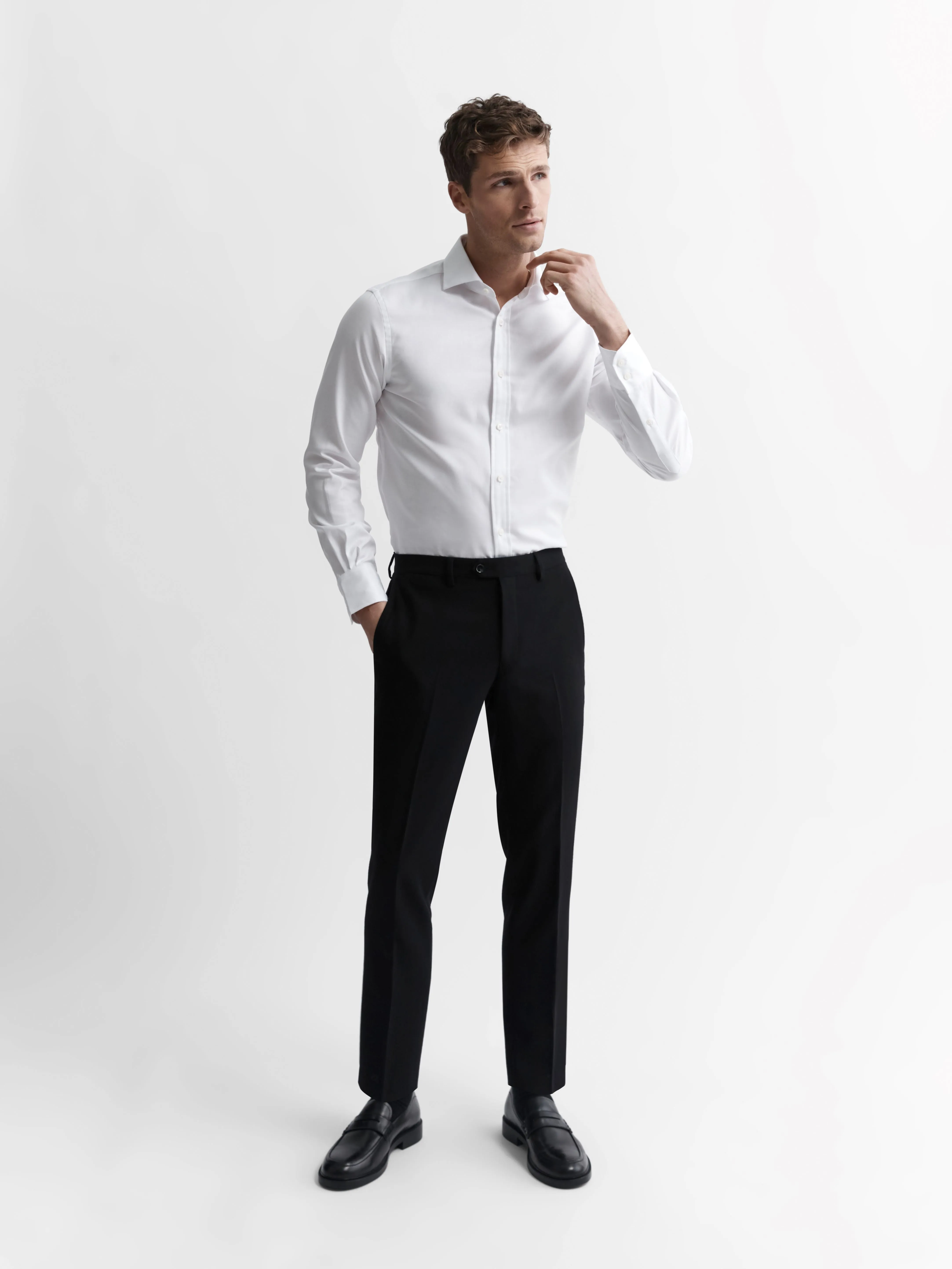 The Non-Iron Lightweight Twill Shirt sold by T.M.Lewin