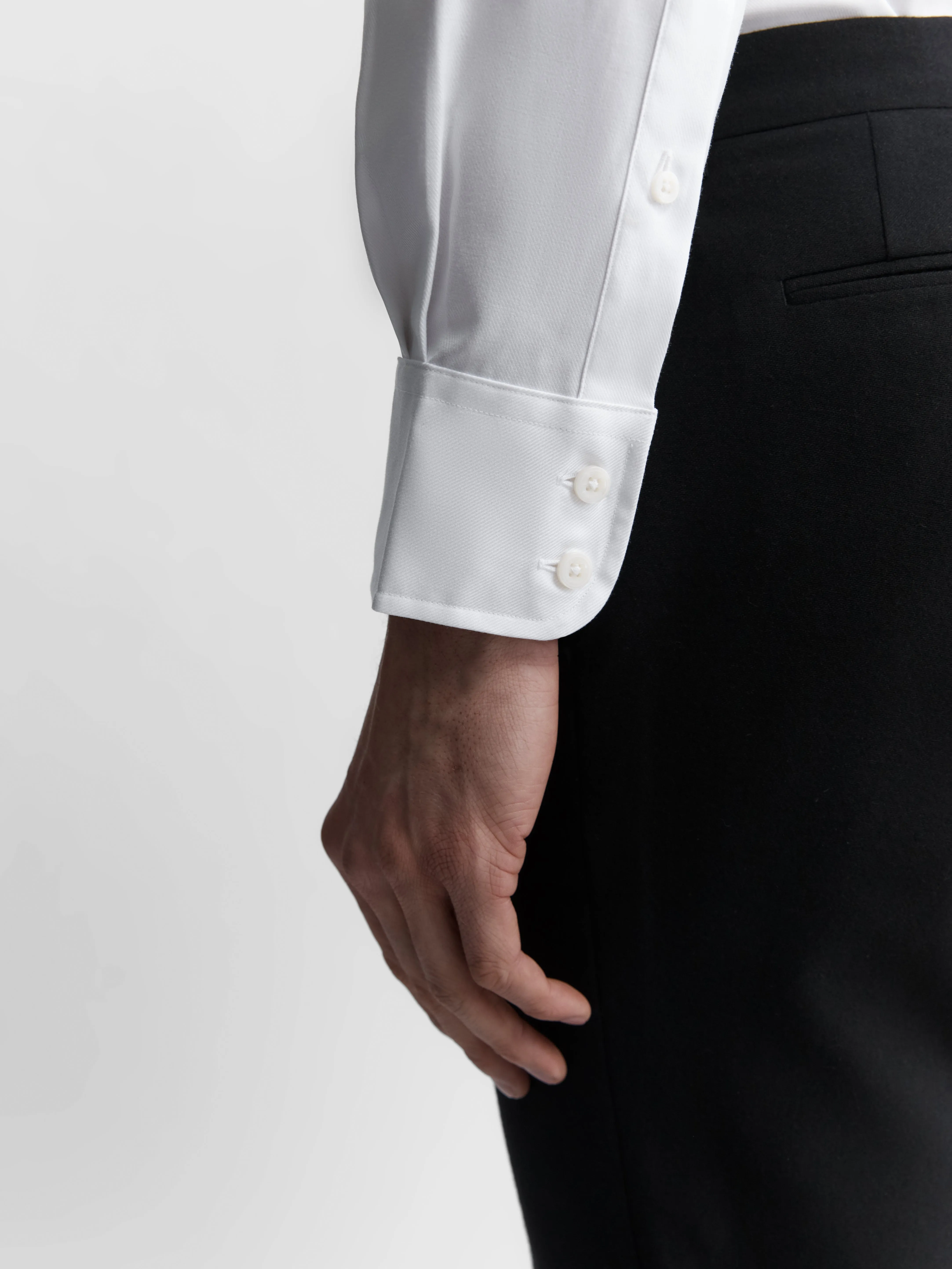 The Non-Iron Lightweight Twill Shirt sold by T.M.Lewin product image thumbnail 4