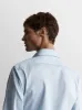 Non-Iron Sky Blue Poplin Slim Fit Classic Collar Single Cuff Shirt sold by T.M.Lewin