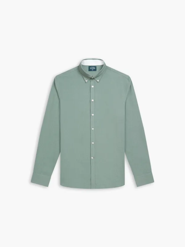 Slim Fit Mint Linen Modal Shirt sold by T.M.Lewin