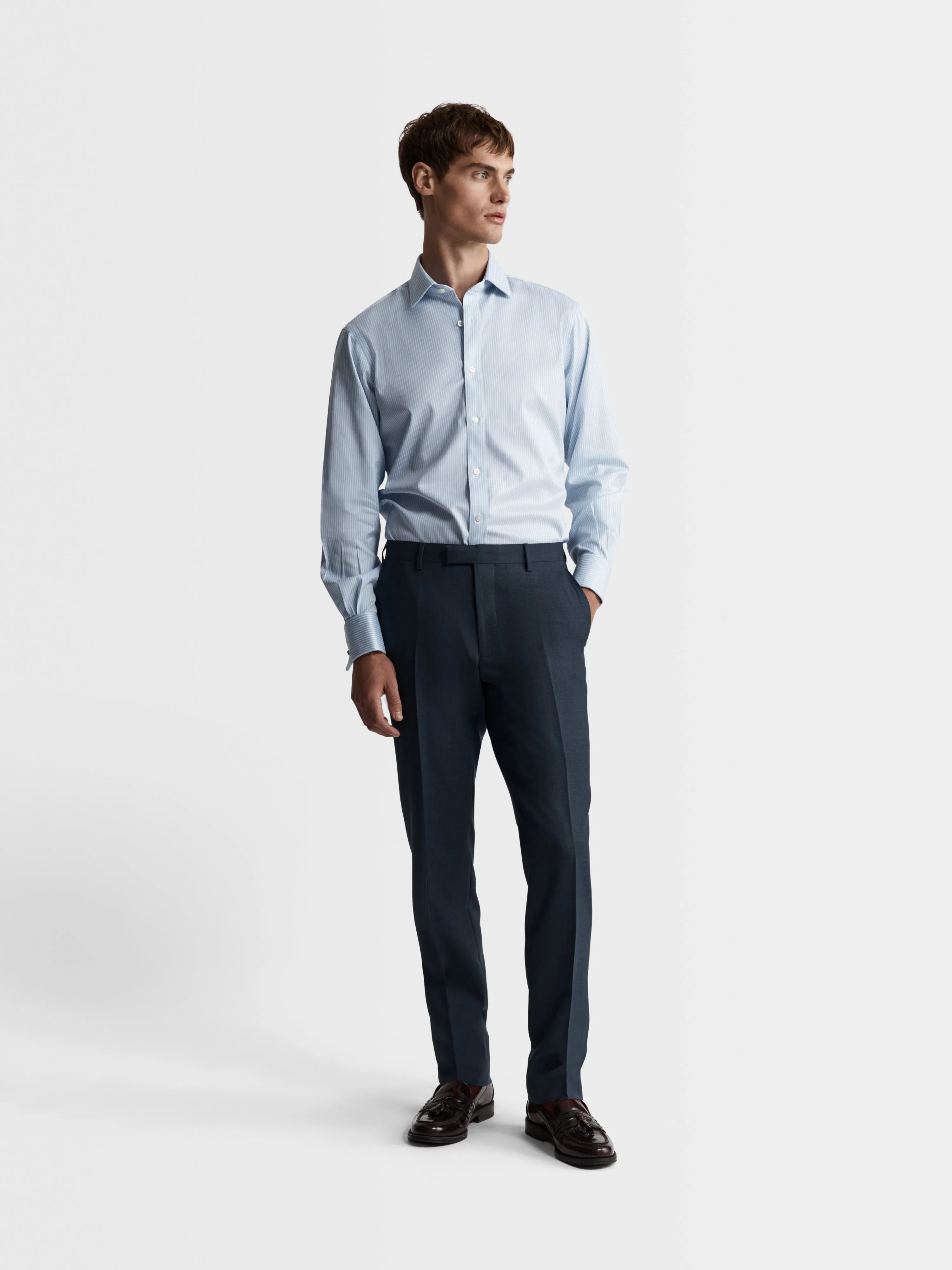 The Non-Iron Twill Shirt sold by T.M.Lewin product image thumbnail 4