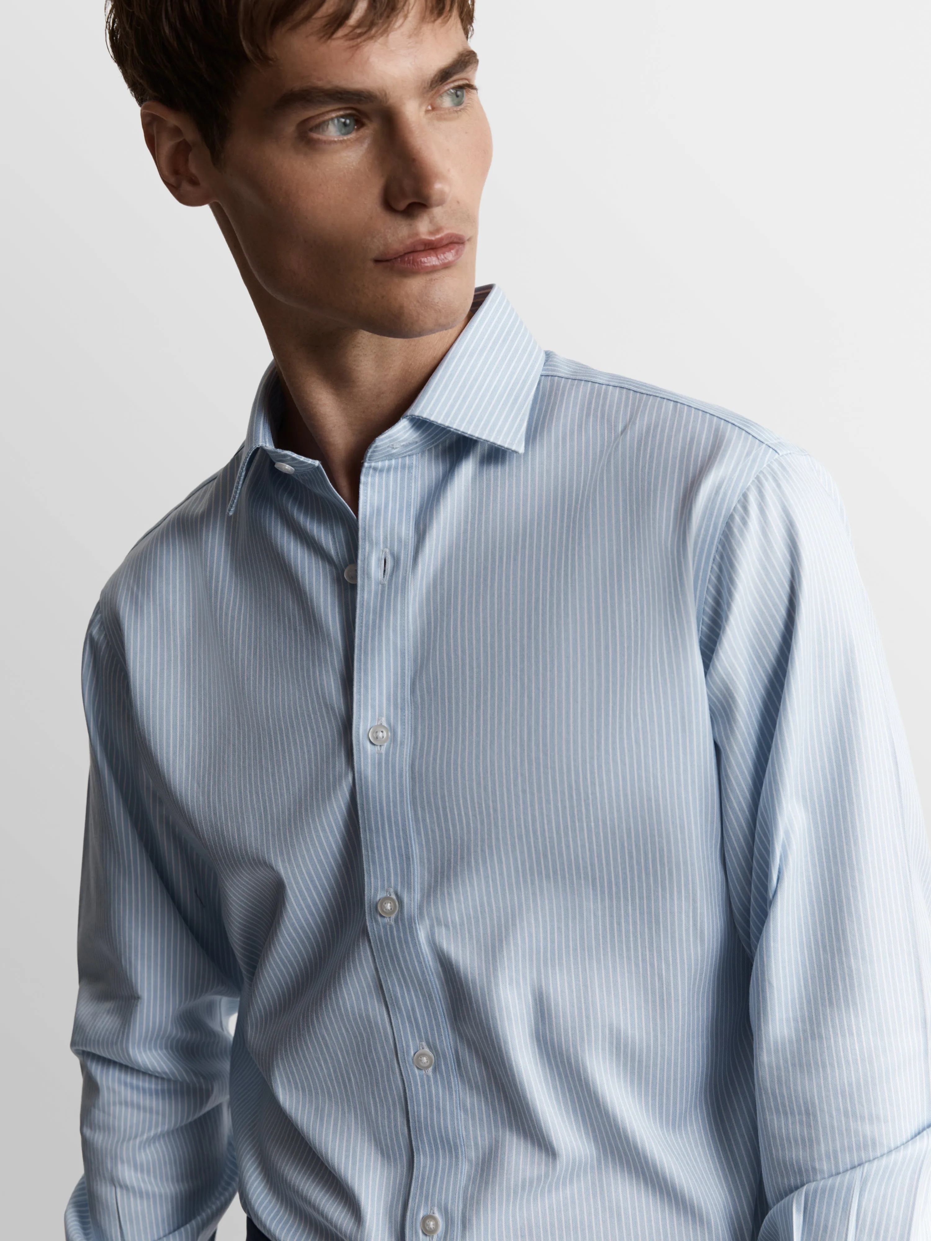 The Non-Iron Twill Shirt sold by T.M.Lewin