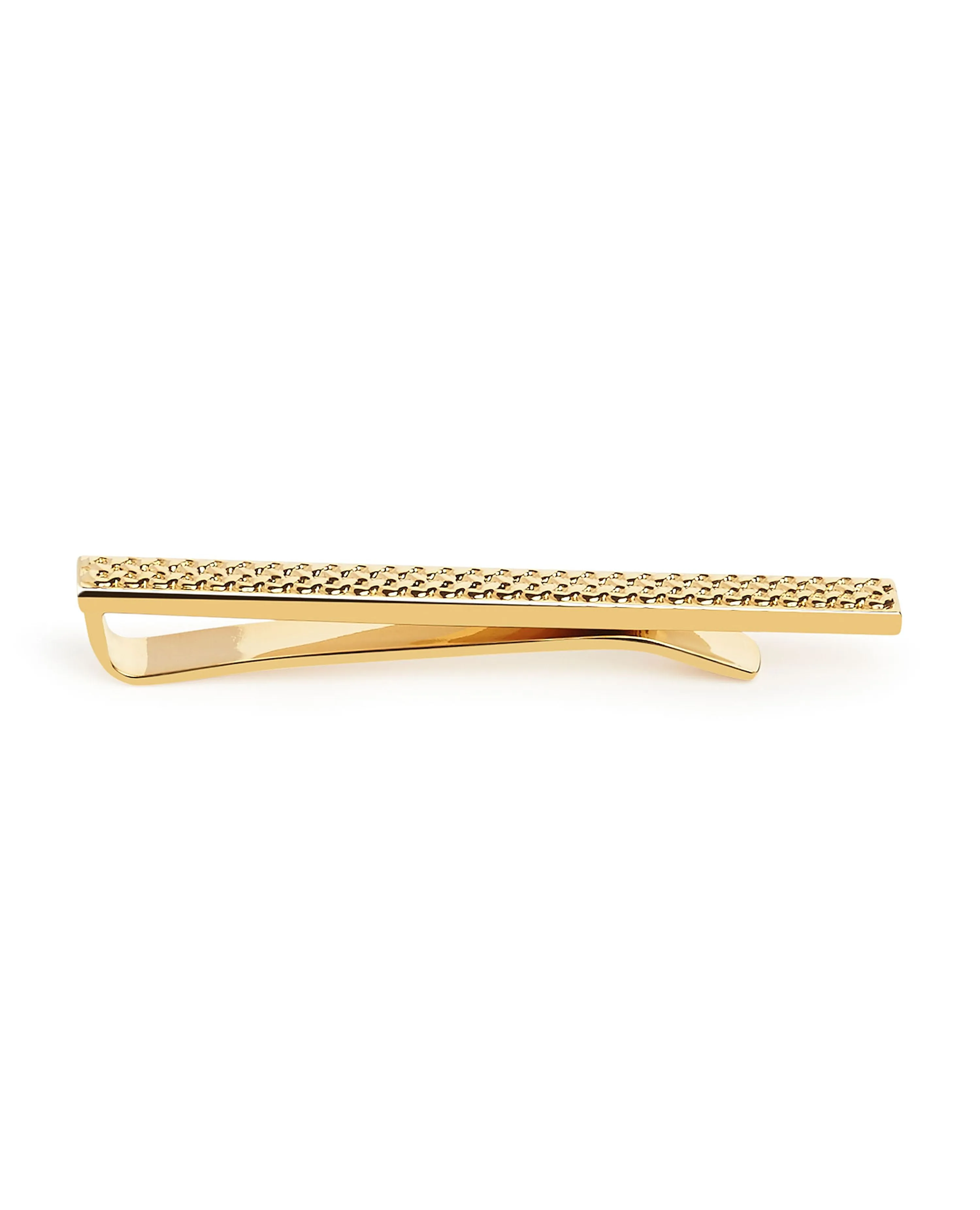 Gold Textured Tie Slide sold by T.M.Lewin product image thumbnail 3