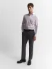Non-Iron Pink Small Herringbone Slim Fit Dual Cuff Classic Collar Shirt sold by T.M.Lewin