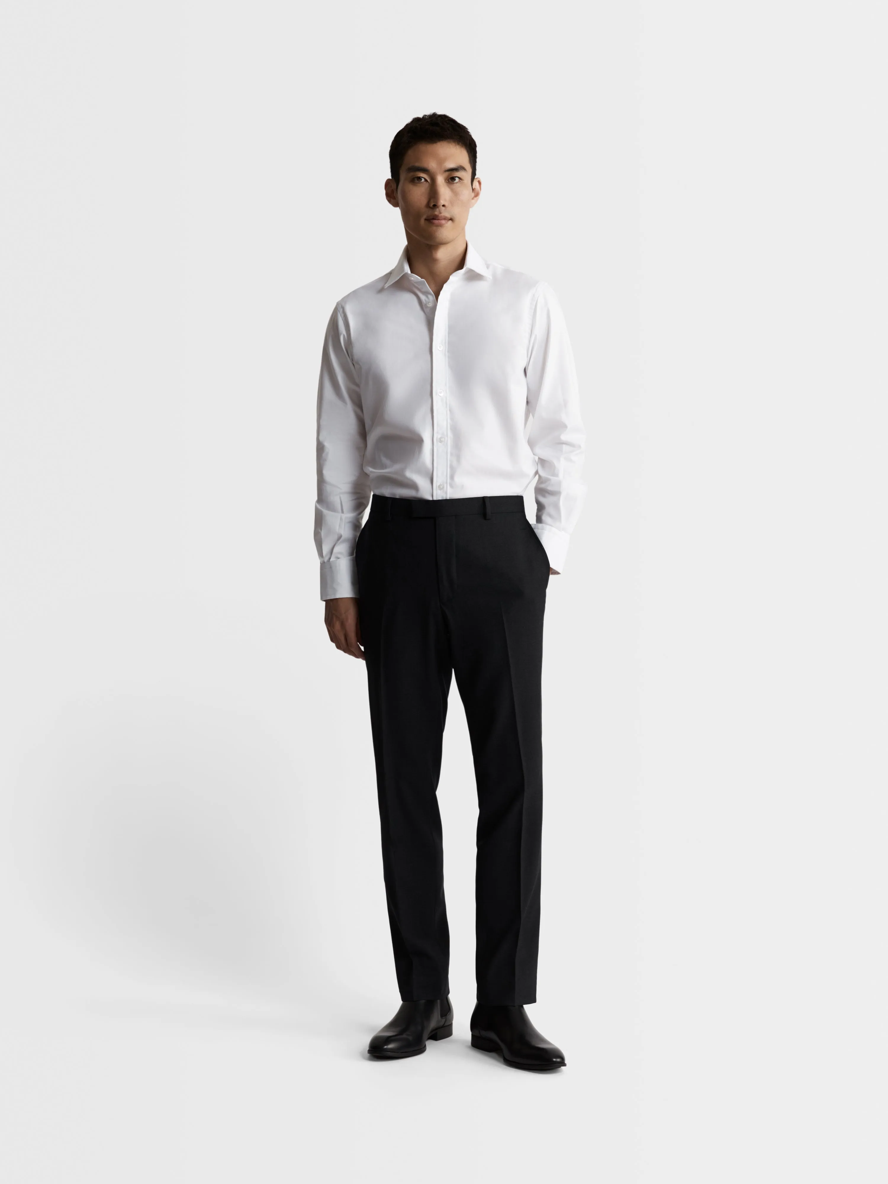 The Poplin Stretch Shirt sold by T.M.Lewin product image thumbnail 5