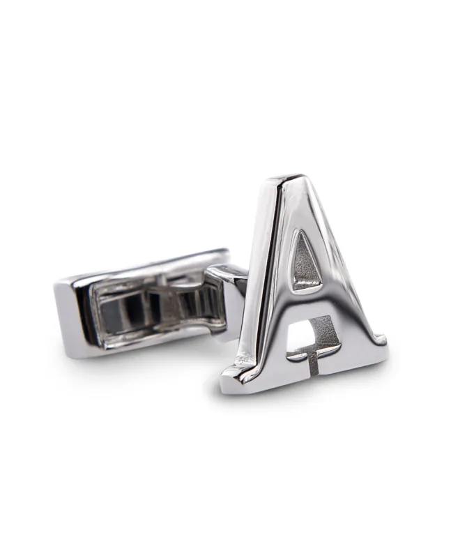 Single Initial A Cufflink (Sold Individually) sold by T.M.Lewin