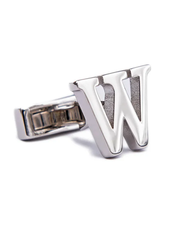 Single Initial W Cufflink (Sold Individually) sold by T.M.Lewin