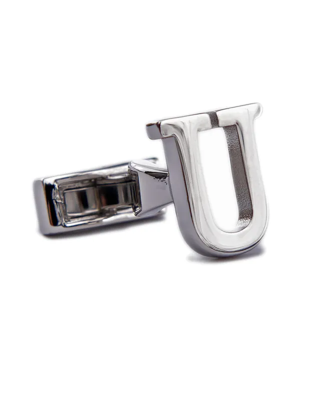 Single Initial U Cufflink (Sold Individually) sold by T.M.Lewin