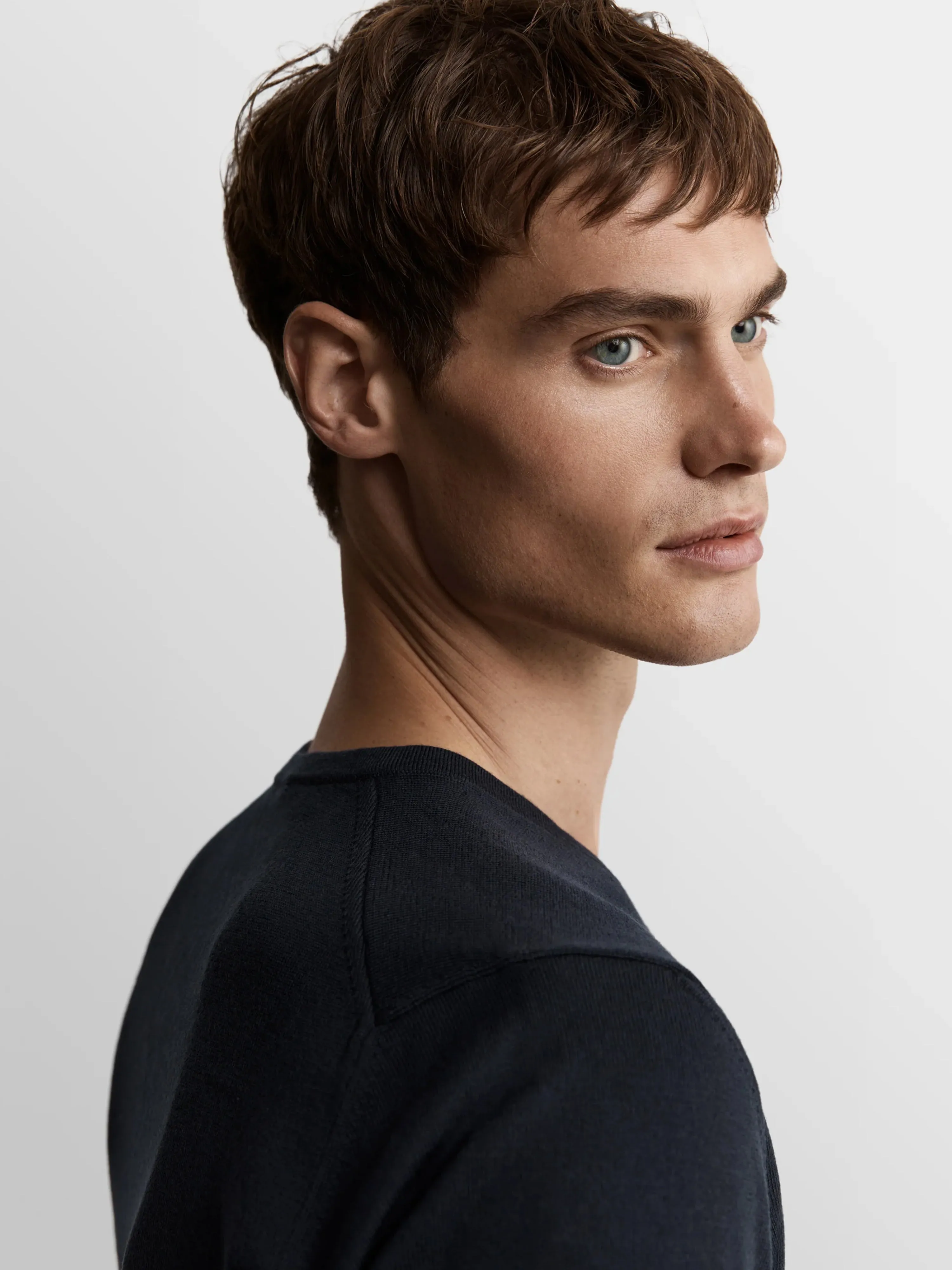 The Merino Wool V-Neck Jumper sold by T.M.Lewin product image thumbnail 4