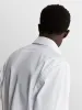 White Stretch Twill Super Fitted Single Cuff Classic Collar Shirt sold by T.M.Lewin