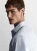 Non-Iron Light Blue Twill Slim Fit Double Cuff Classic Collar Shirt sold by T.M.Lewin