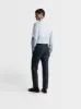 Non-Iron Light Blue Twill Slim Fit Double Cuff Classic Collar Shirt sold by T.M.Lewin