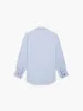 Non-Iron Sky Blue Regular Fit Lightweight Twill Double Cuff Classic Collar Shirt sold by T.M.Lewin