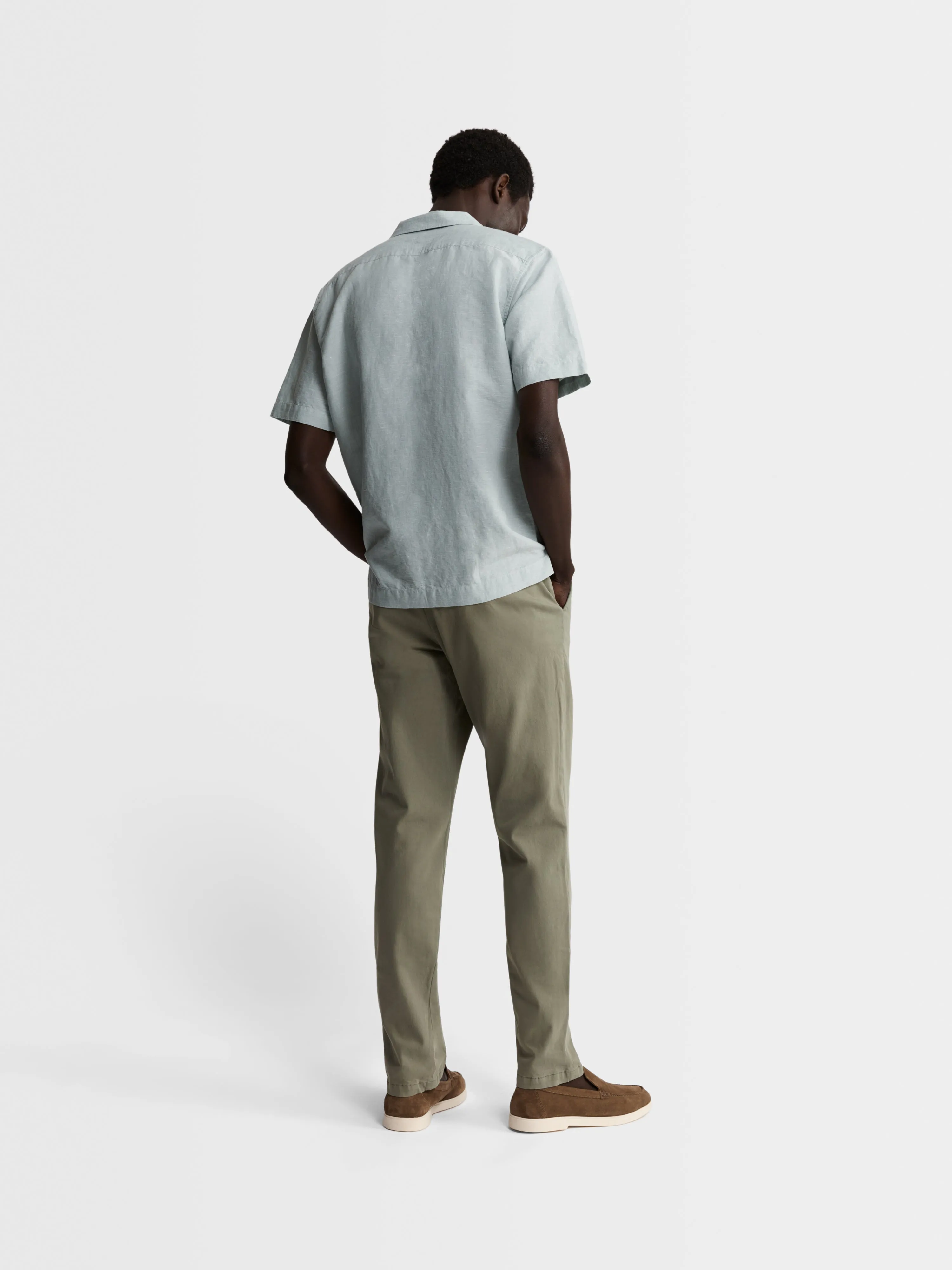 Regular Fit Khaki Chinos sold by T.M.Lewin product image thumbnail 4