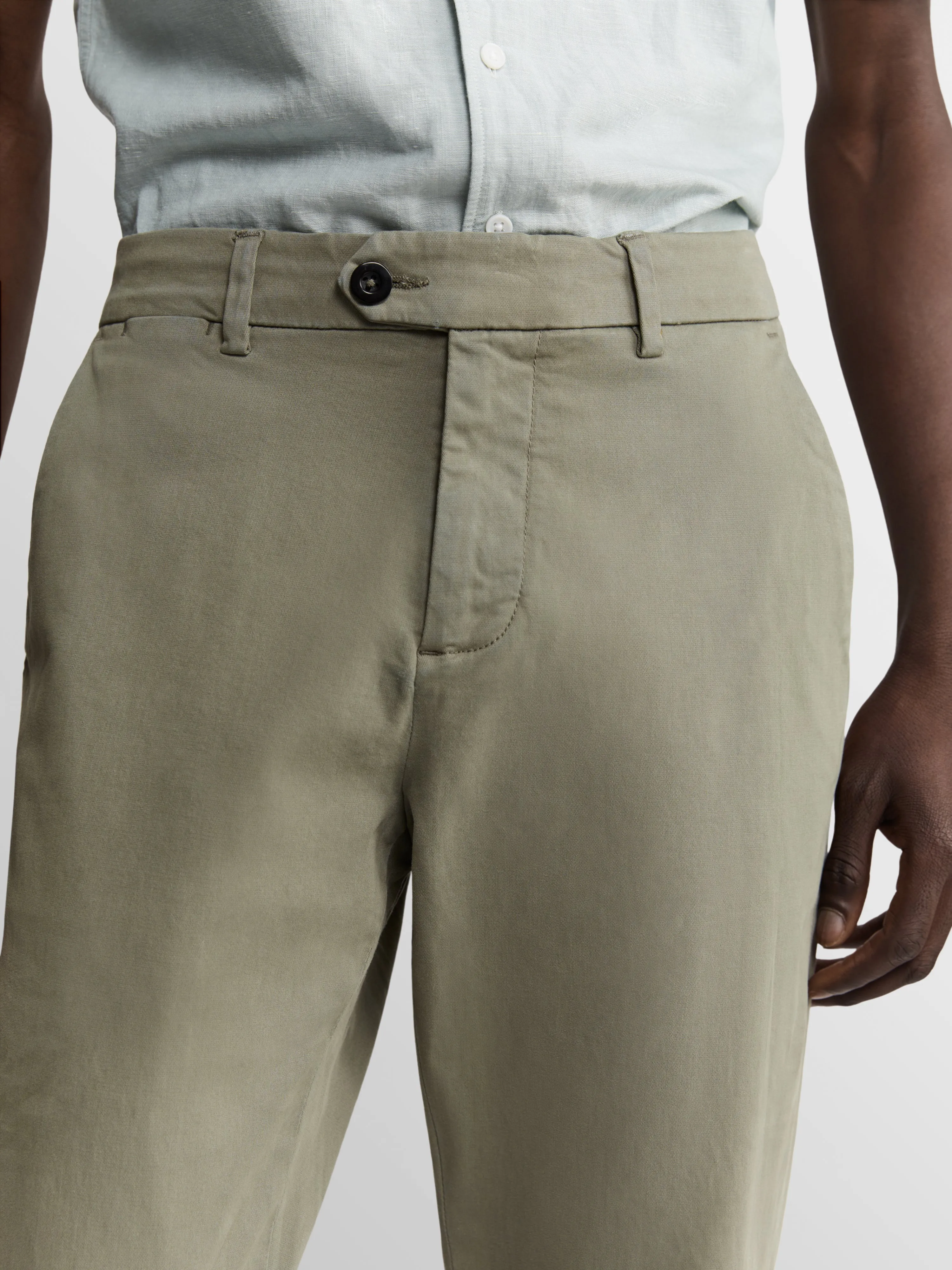 Regular Fit Khaki Chinos sold by T.M.Lewin product image thumbnail 2