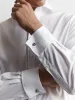 White Bold Twill Slim Fit Double Cuff Cutaway Collar Shirt sold by T.M.Lewin