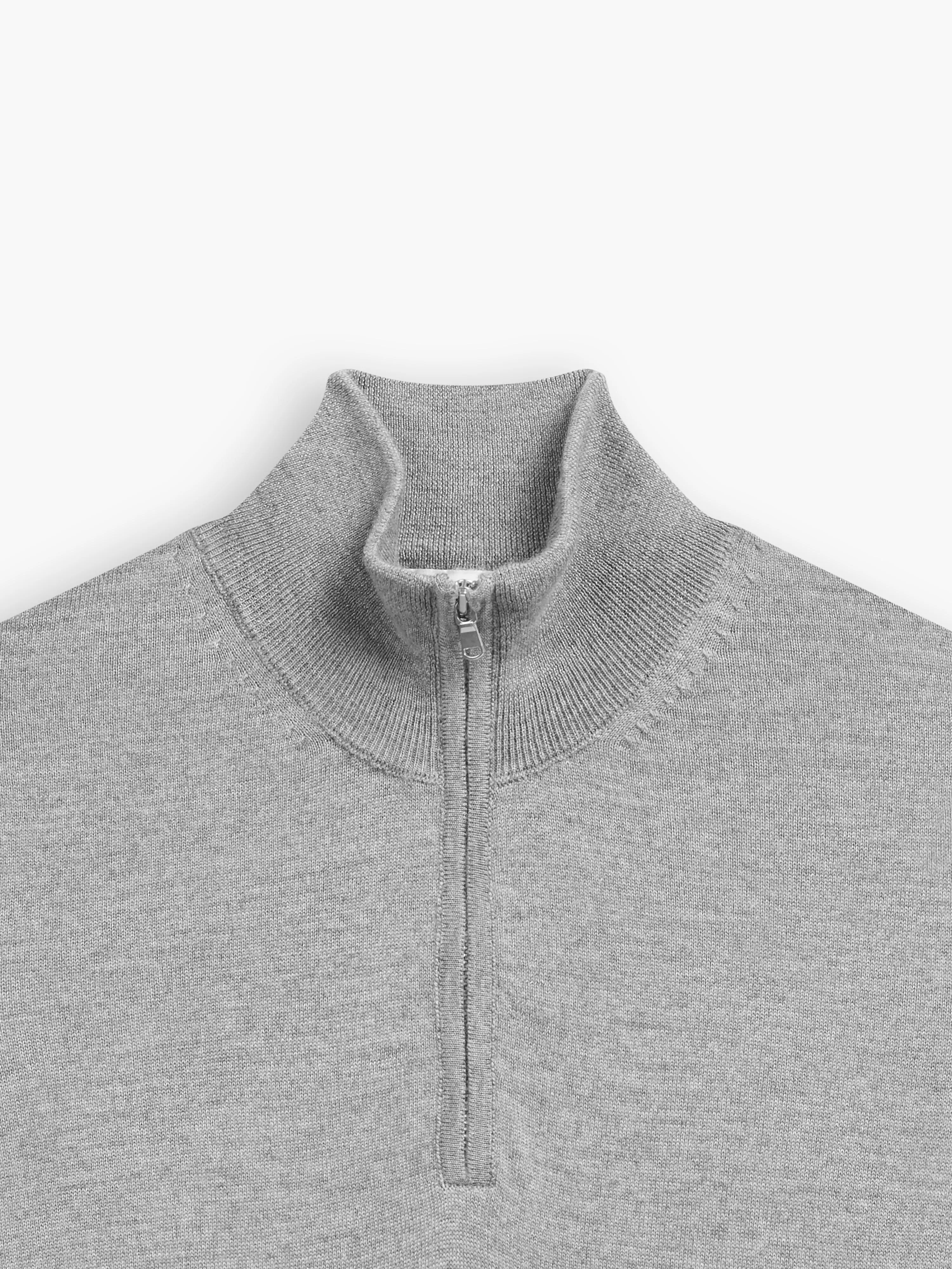 The Merino Wool Quarter-Zip sold by T.M.Lewin product image thumbnail 3