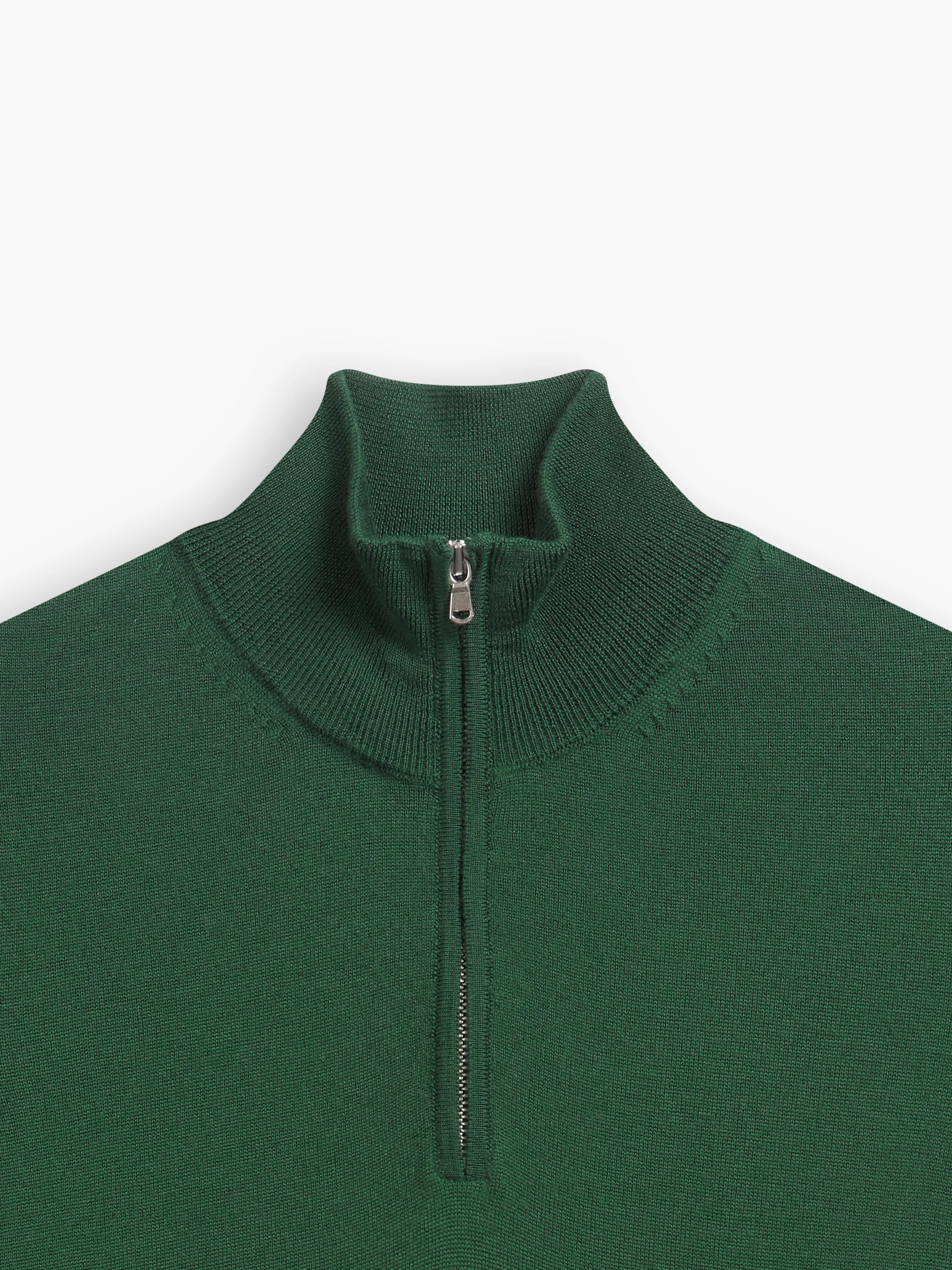 The Merino Wool Quarter-Zip sold by T.M.Lewin product image thumbnail 3