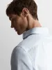 Light Blue Bold Twill Slim Fit Single Cuff Classic Collar Shirt sold by T.M.Lewin
