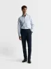 Light Blue Bold Twill Slim Fit Single Cuff Classic Collar Shirt sold by T.M.Lewin
