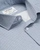 Fitted Navy Geo Single Cuff Shirt sold by T.M.Lewin