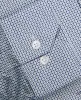 Fitted Navy Geo Single Cuff Shirt sold by T.M.Lewin