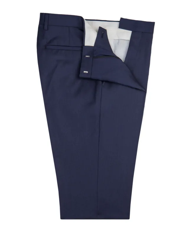 Perry Slim Fit Navy Blue Mohair Trousers sold by T.M.Lewin