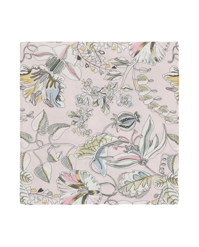 Pink Kew Road Print Pocket Square made by T.M.Lewin