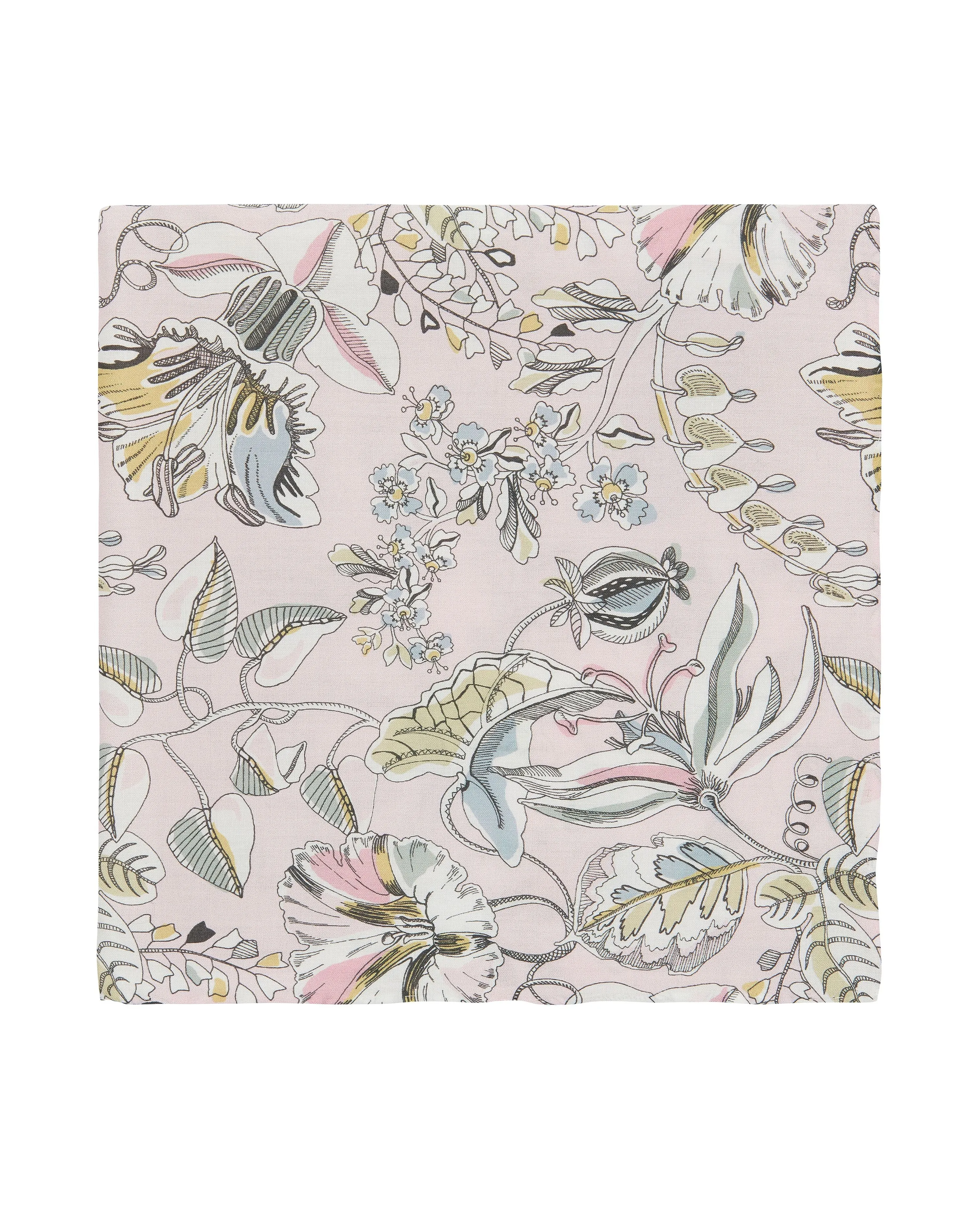 Pink Kew Road Print Pocket Square sold by T.M.Lewin