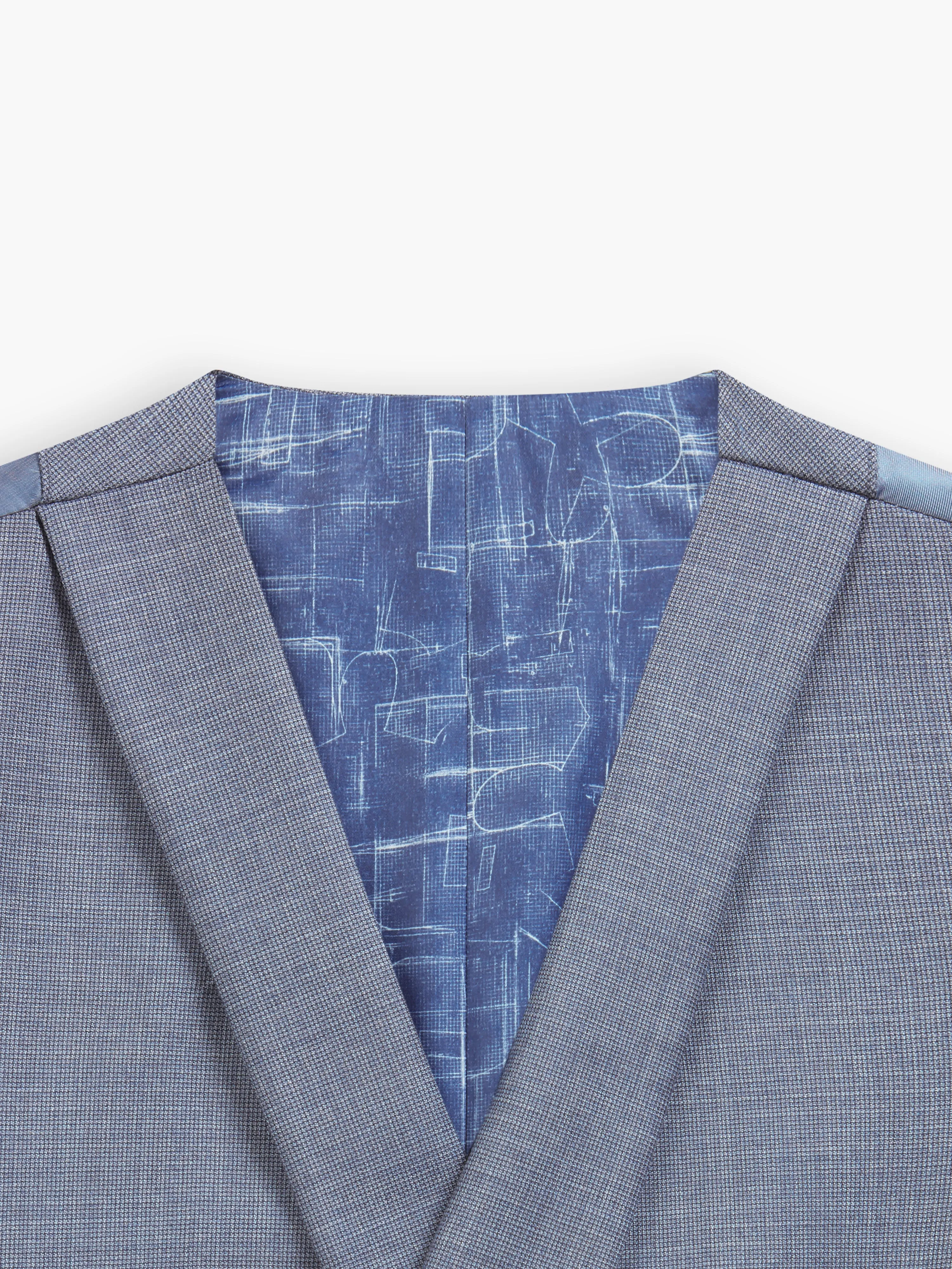 Clarence Infinity Active Slim Fit Melange Waistcoat sold by T.M.Lewin product image thumbnail 3