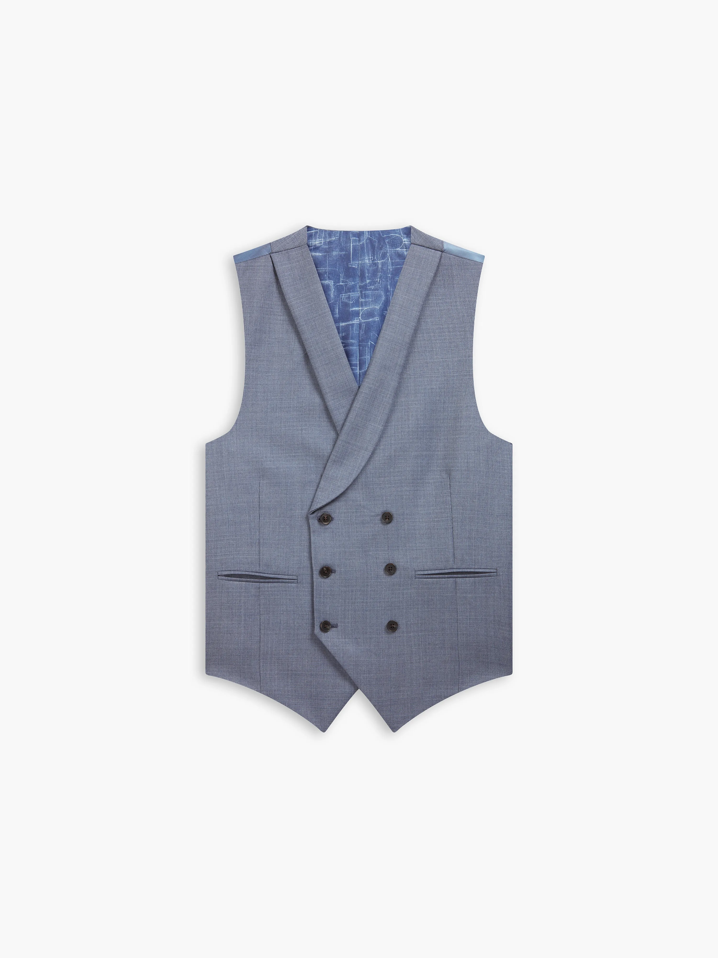 Clarence Infinity Active Slim Fit Melange Waistcoat sold by T.M.Lewin
