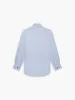 Light Blue Bold Twill Super Fitted Double Cuff Classic Collar Shirt sold by T.M.Lewin