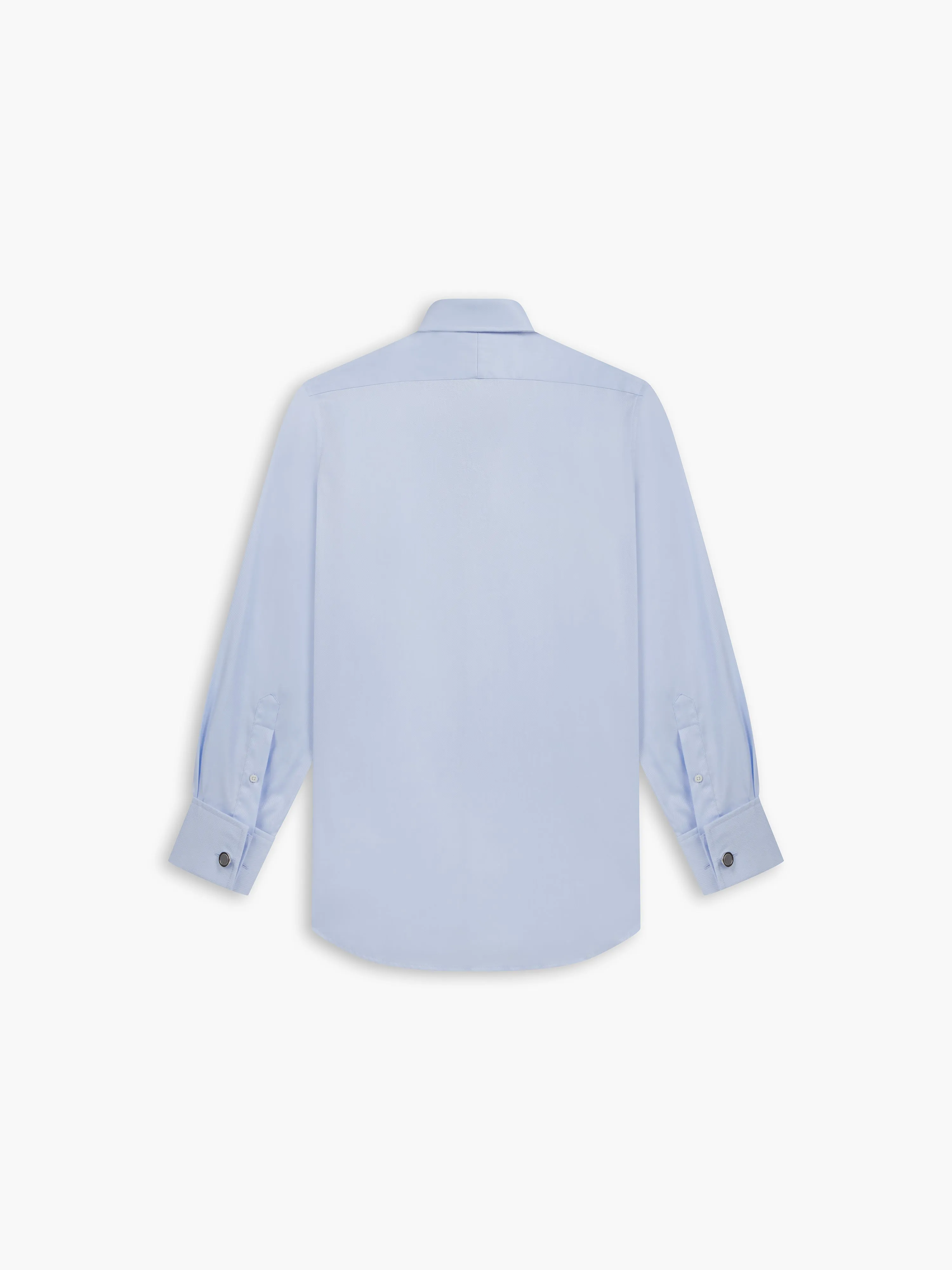 Light Blue Bold Twill Super Fitted Double Cuff Classic Collar Shirt sold by T.M.Lewin product image thumbnail 3