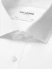 Non-Iron Plain White Poplin Regular Fit Single Cuff Classic Collar Shirt sold by T.M.Lewin