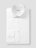 Non-Iron Plain White Poplin Regular Fit Single Cuff Classic Collar Shirt sold by T.M.Lewin