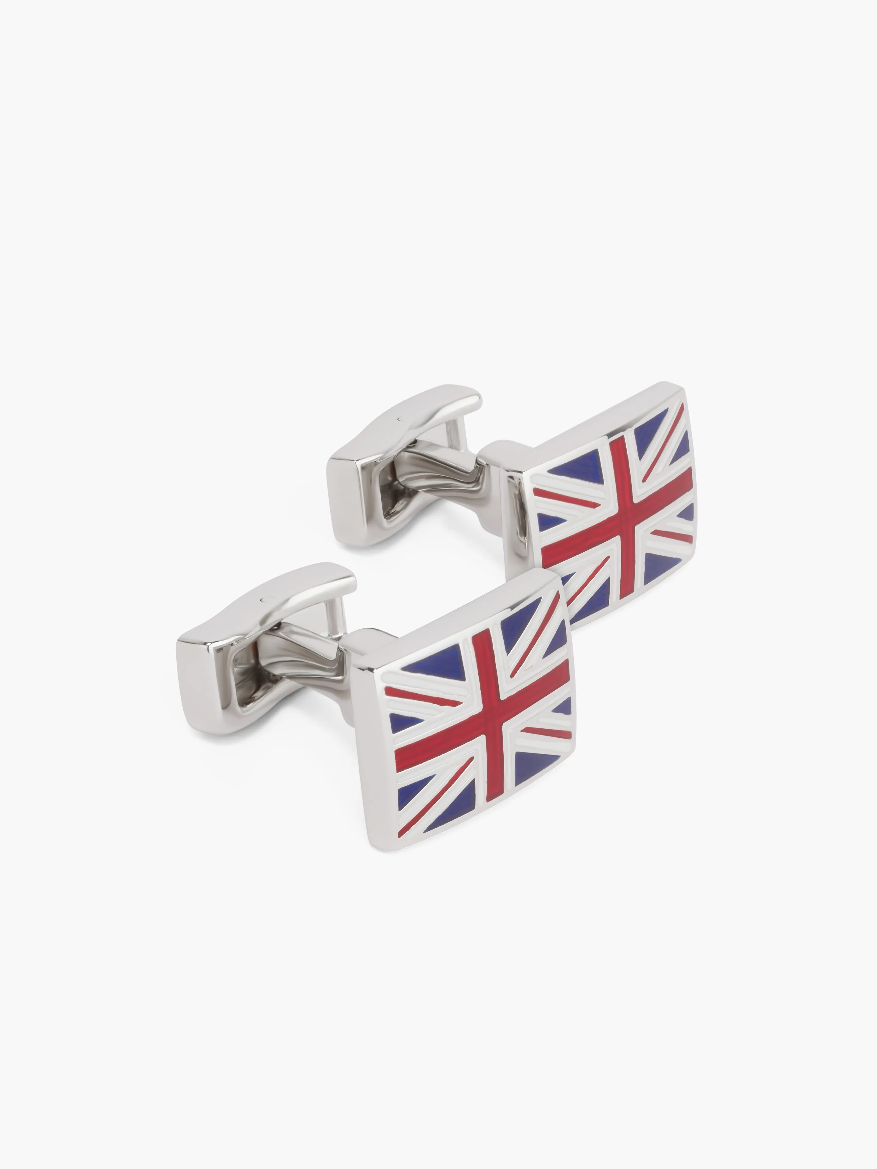The Union Jack Rectangle Cufflinks sold by T.M.Lewin product image thumbnail 3